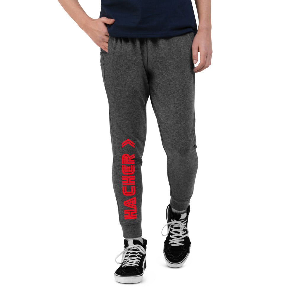 Hacker v3 - Unisex Skinny Joggers by DarkByteGear