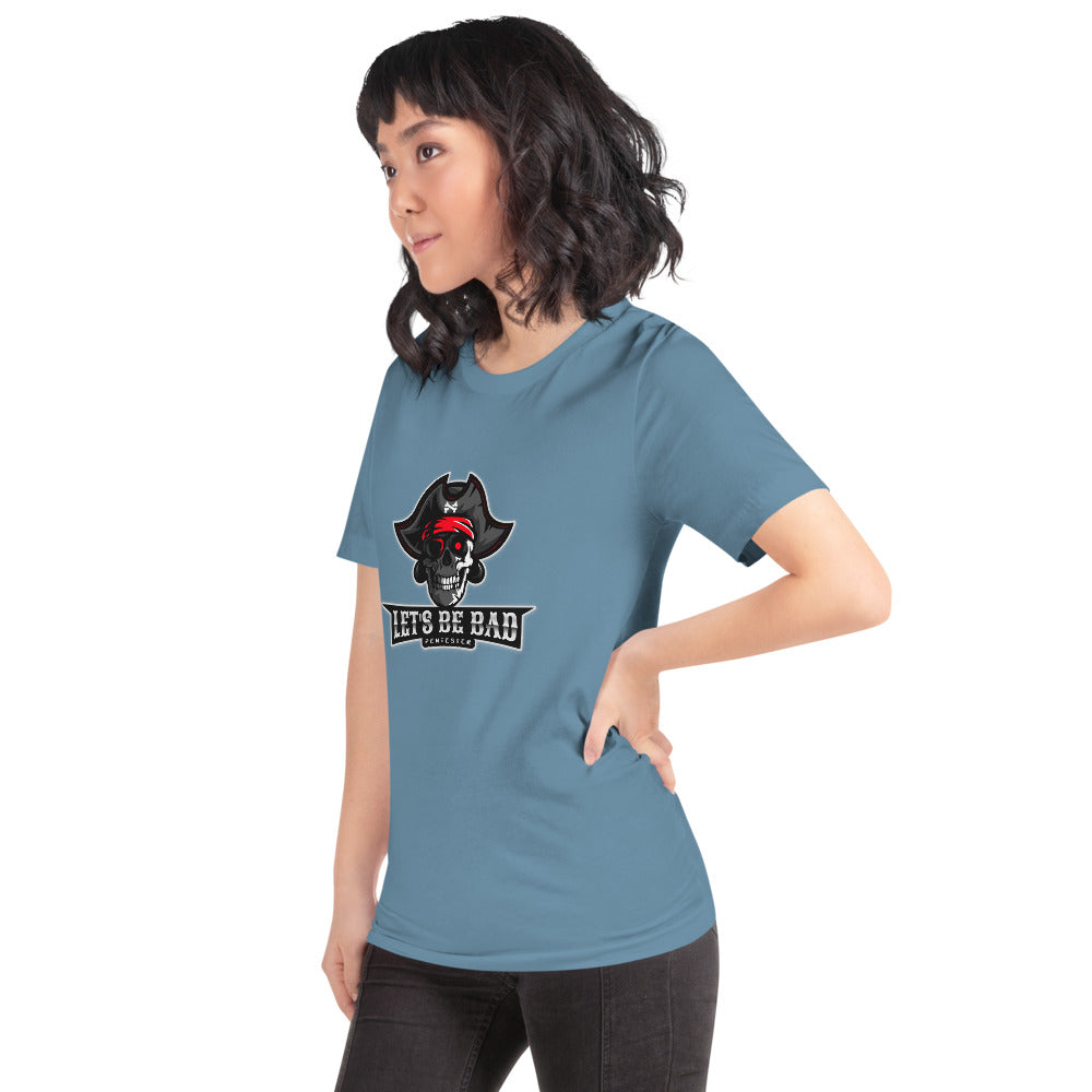 Let's be bad - Short-Sleeve Unisex T-Shirt (white) by DarkByteGear