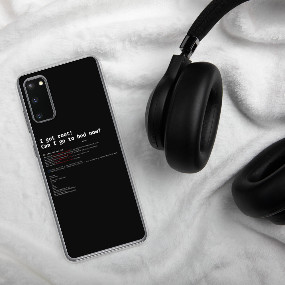 I got root! Can I go to bed now? - Samsung Case by DarkByteGear
