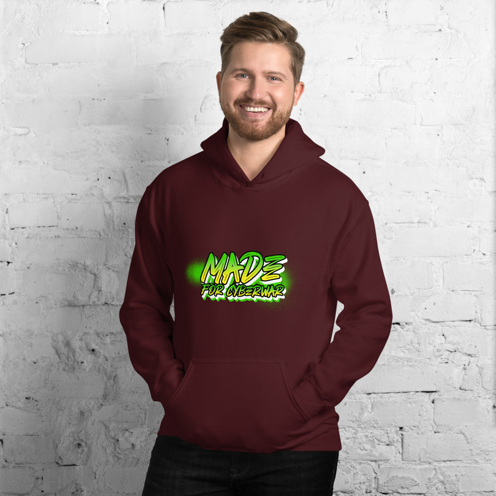 Made for cyberwar - Unisex Hoodie by DarkByteGear