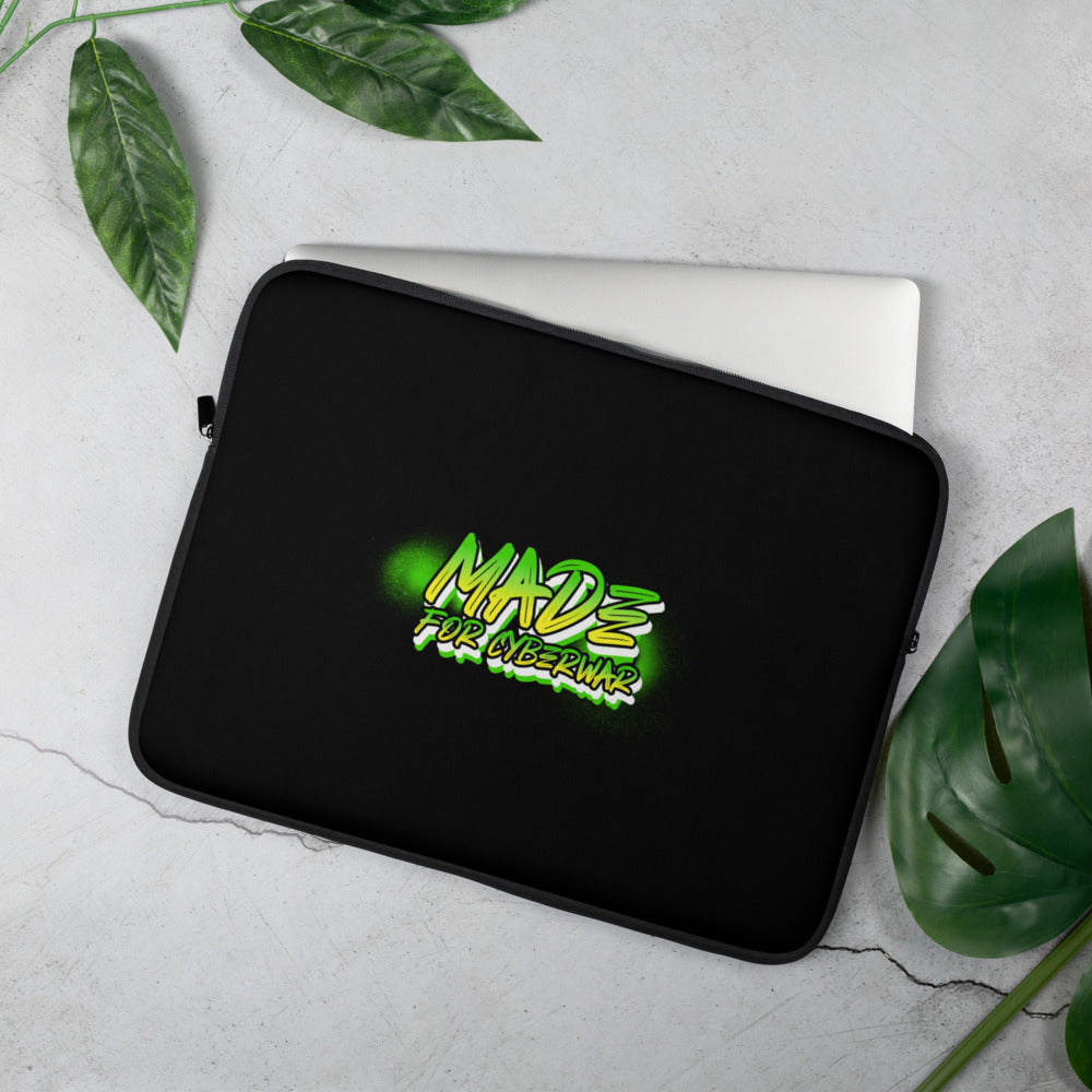 Made for cyberwar - Laptop Sleeve by DarkByteGear