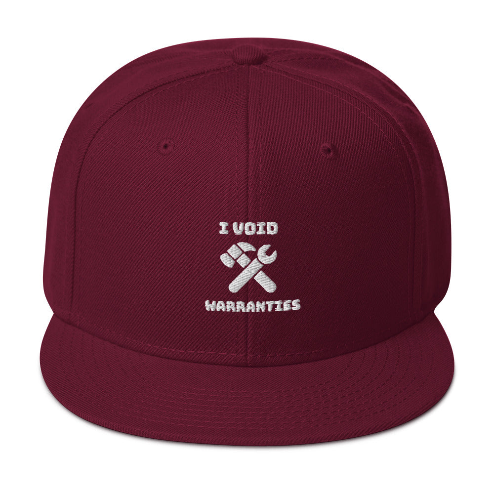 I void warranties - Snapback Hat by DarkByteGear
