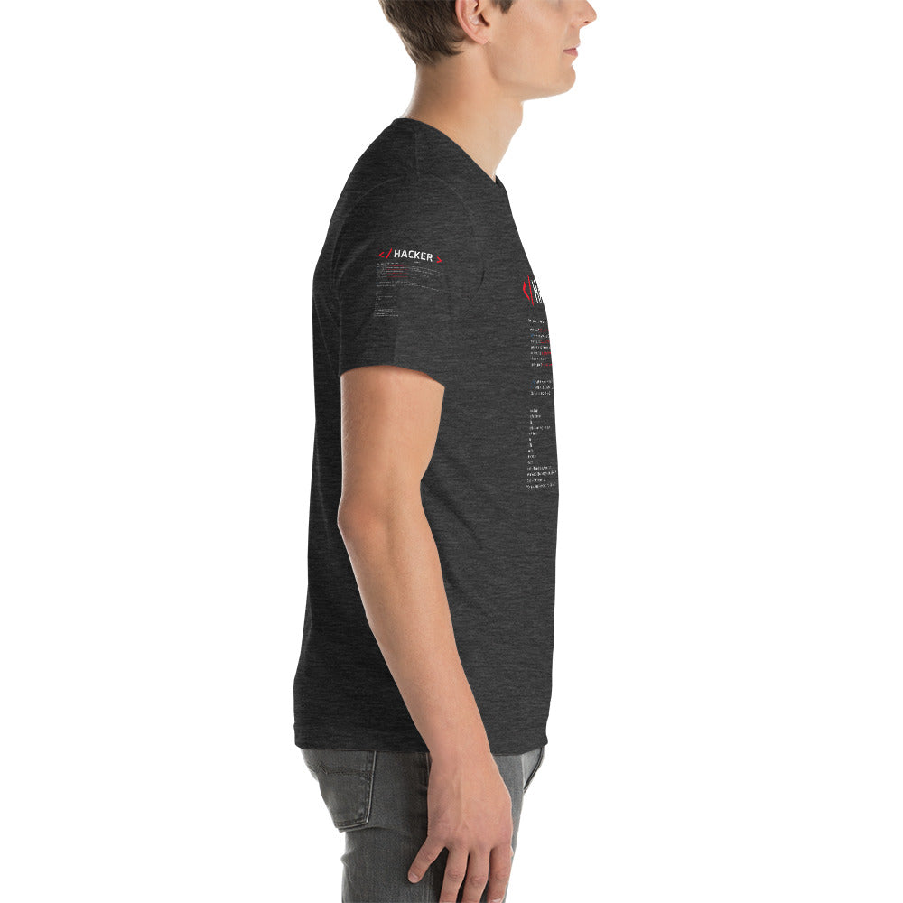 Hacker v.1 - Short-Sleeve Unisex T-Shirt by DarkByteGear
