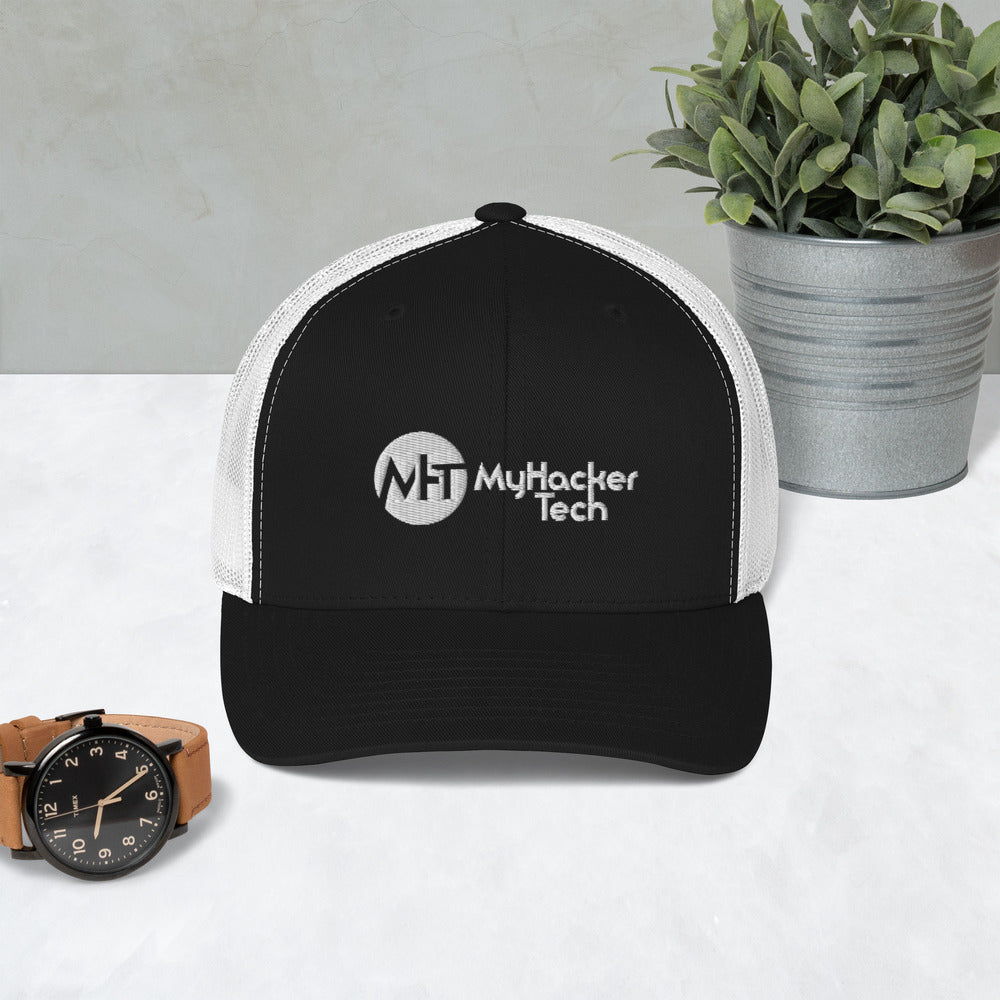 MyHackerTech - Trucker Cap by DarkByteGear