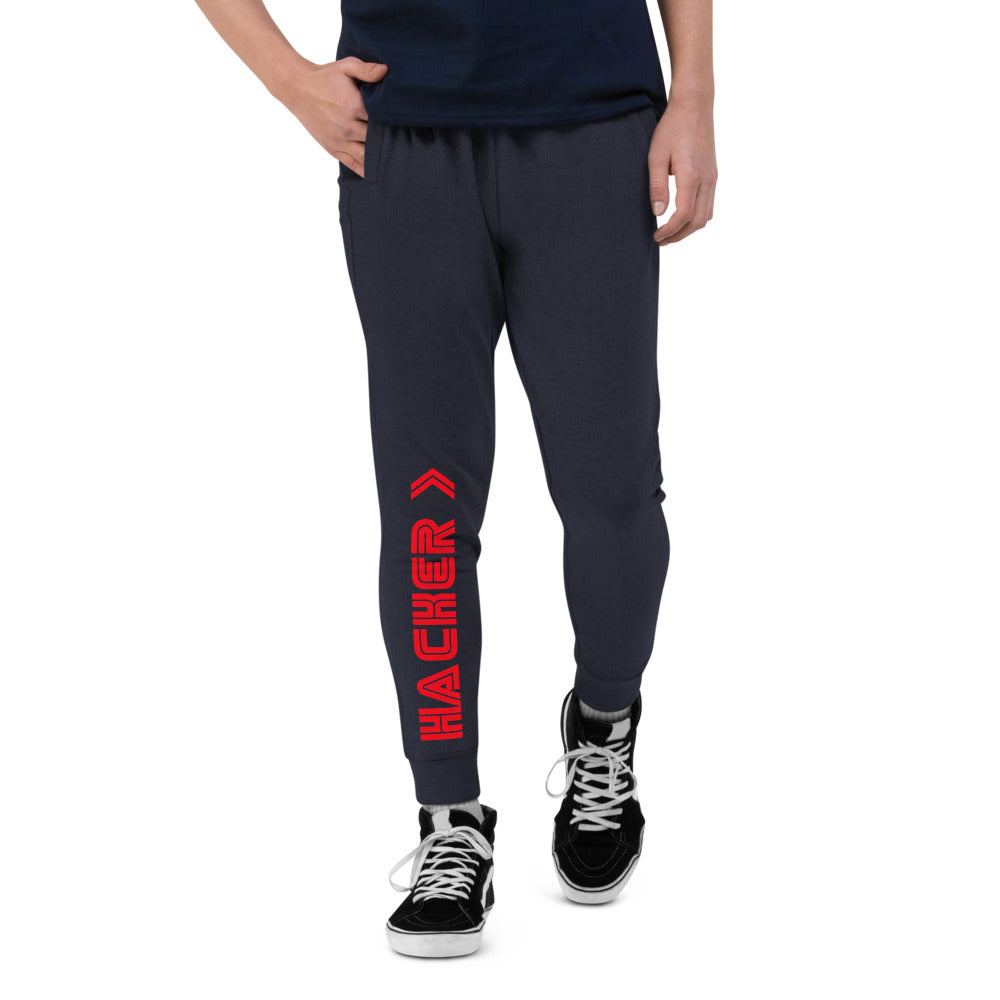 Hacker v3 - Unisex Skinny Joggers by DarkByteGear