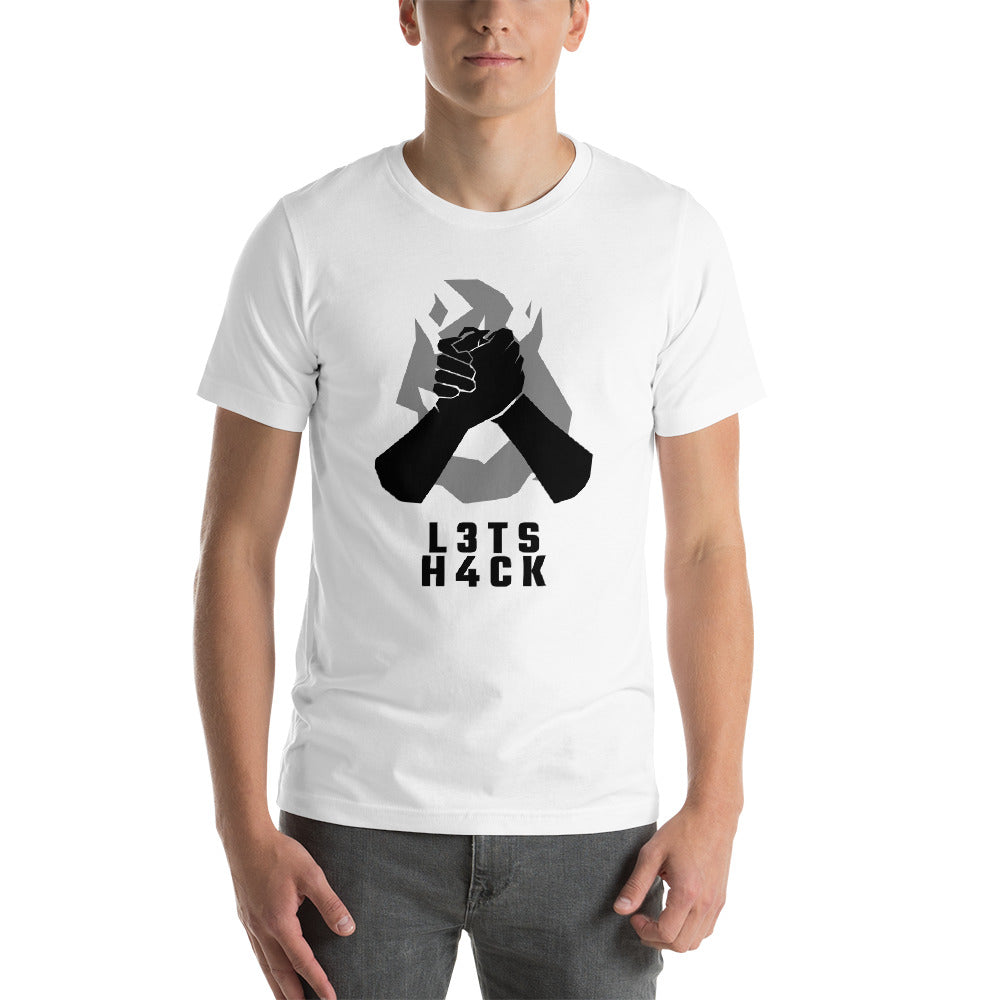 L3ts H4ck - Short-Sleeve Unisex T-Shirt by DarkByteGear