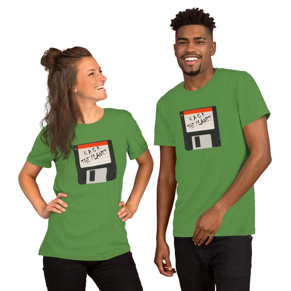 Hack the planet - Short-Sleeve Unisex T-Shirt by DarkByteGear