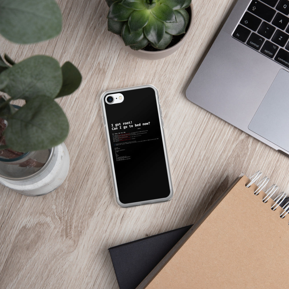 I got root! Can I go to bed now? - iPhone Case by DarkByteGear
