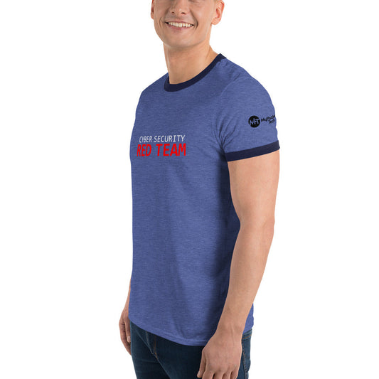 Cyber Security Red Team - Ringer T-Shirt by DarkByteGear