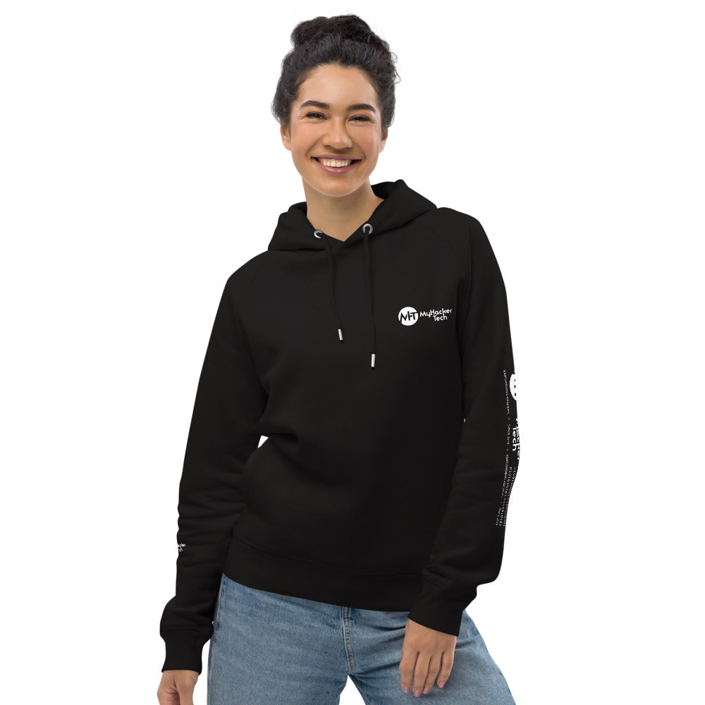 MyHackerTech Classic - Unisex pullover hoodie (with all sides designs) by DarkByteGear