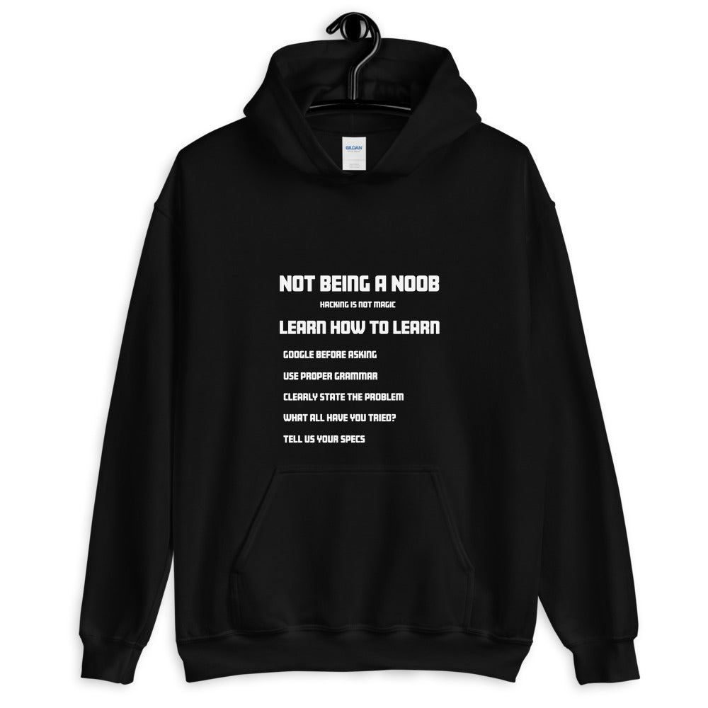 Not Being A Noob - Unisex Hoodie by DarkByteGear