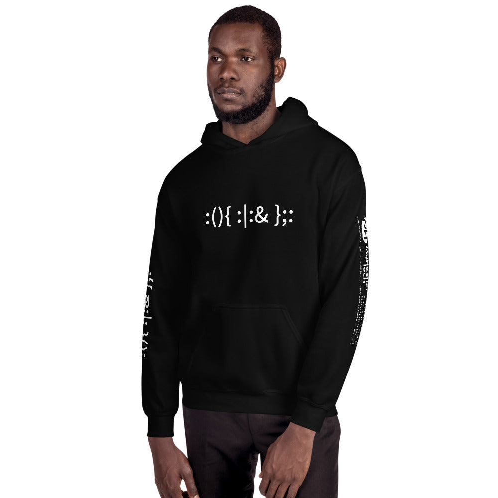 Linux Hackers - Bash Fork Bomb - Unisex Hoodie by DarkByteGear