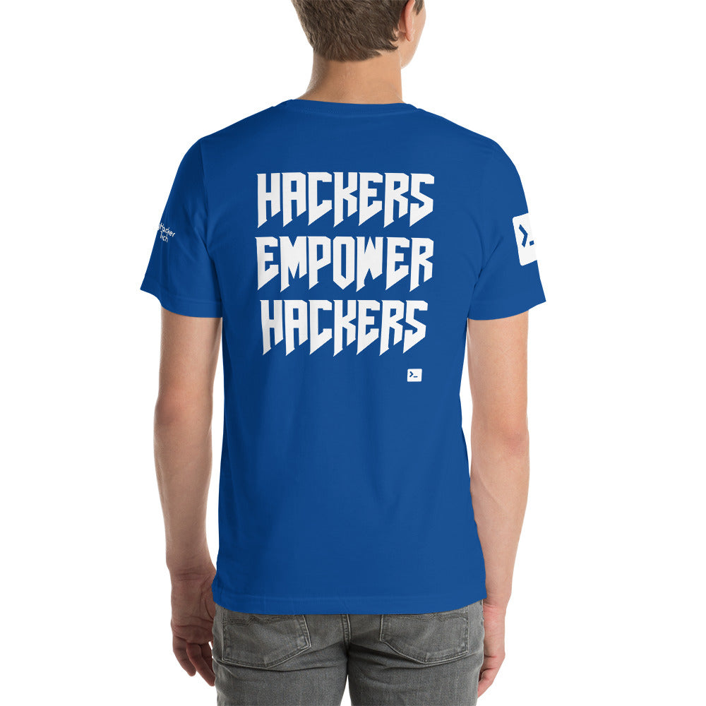 Hackers empower hackers - Short-Sleeve Unisex T-Shirt by DarkByteGear