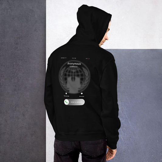 Anonymous incoming call - Unisex Hoodie by DarkByteGear