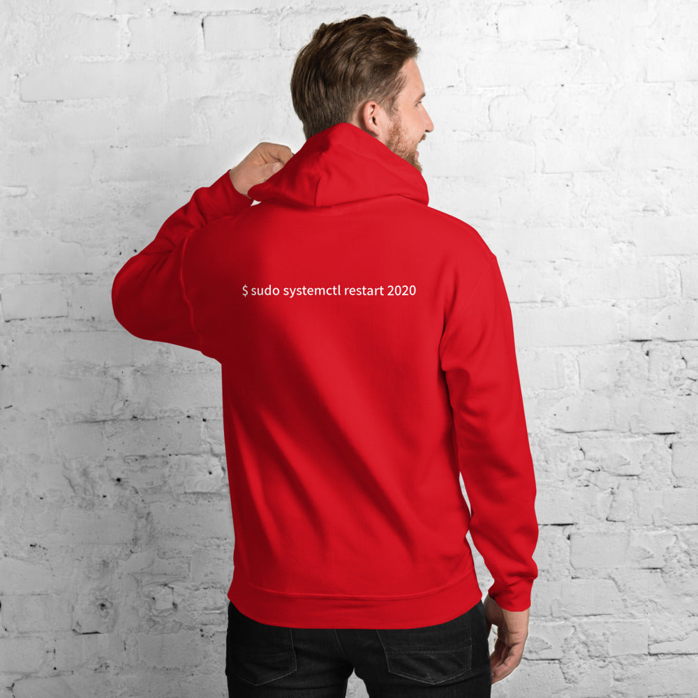 $ sudo systemctl restart 2020 - Unisex Hoodie ( with back design) by DarkByteGear