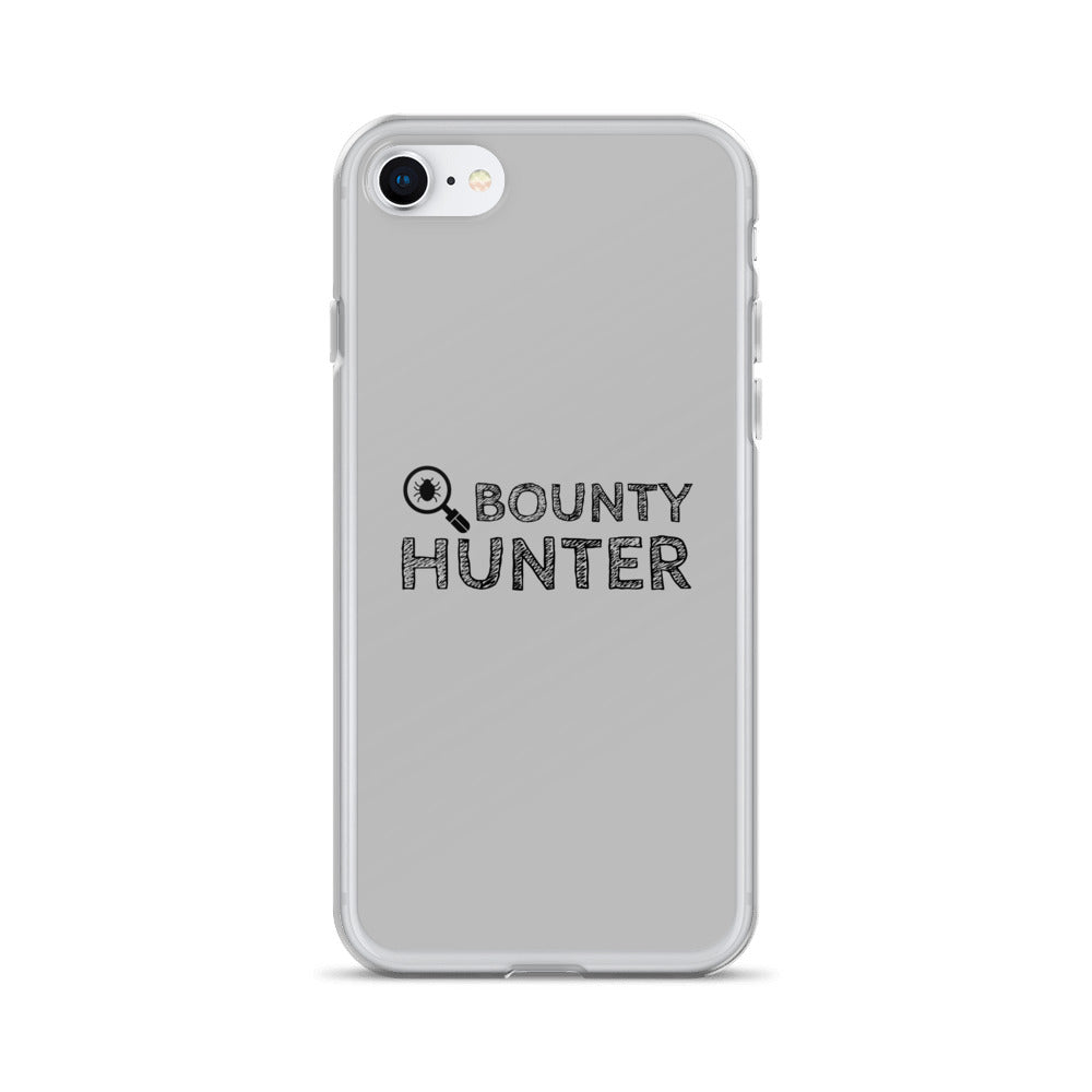 Bug bounty hunter - iPhone Case (black text) by DarkByteGear