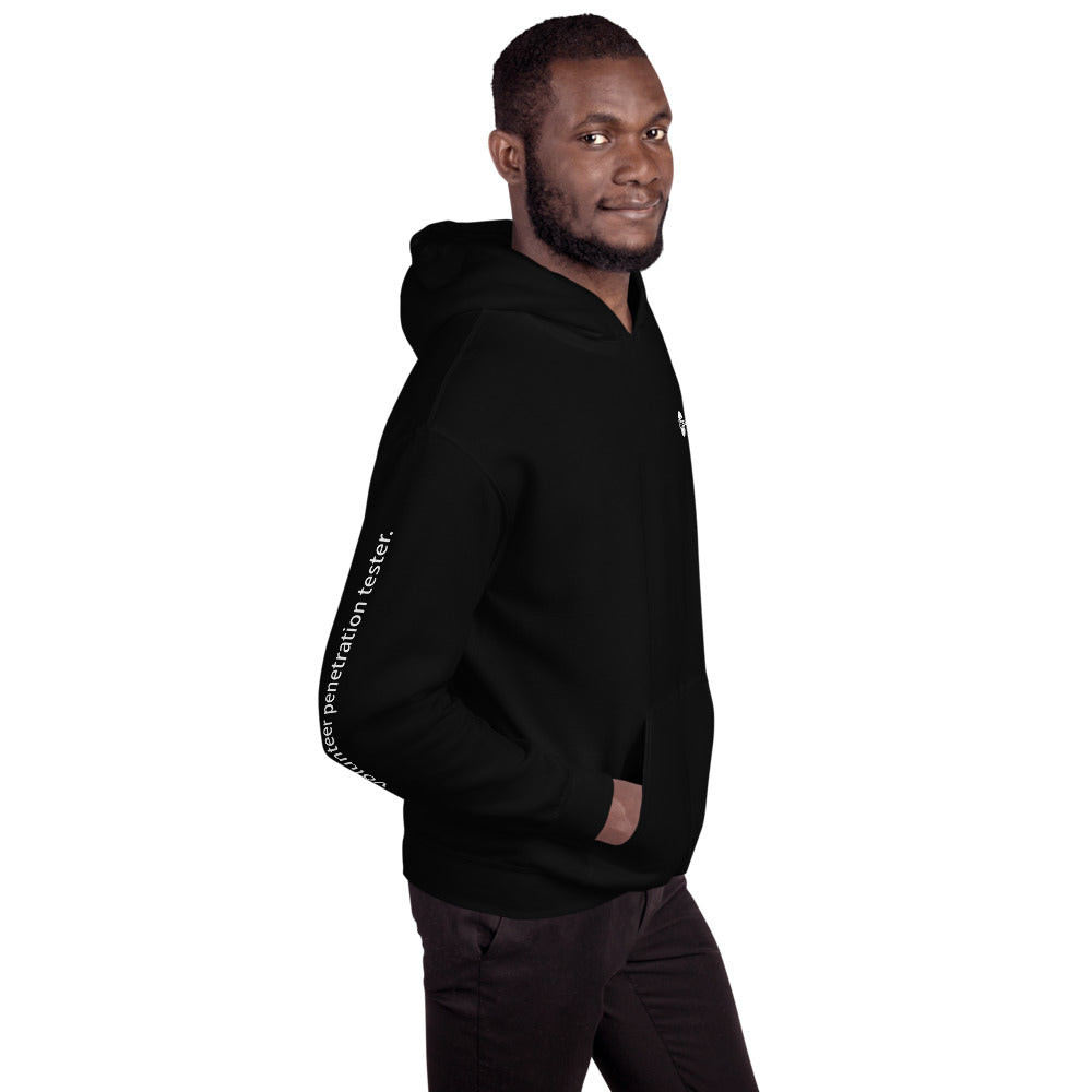 volunteer penetration tester - Unisex Hoodie (with all sides designs) by DarkByteGear