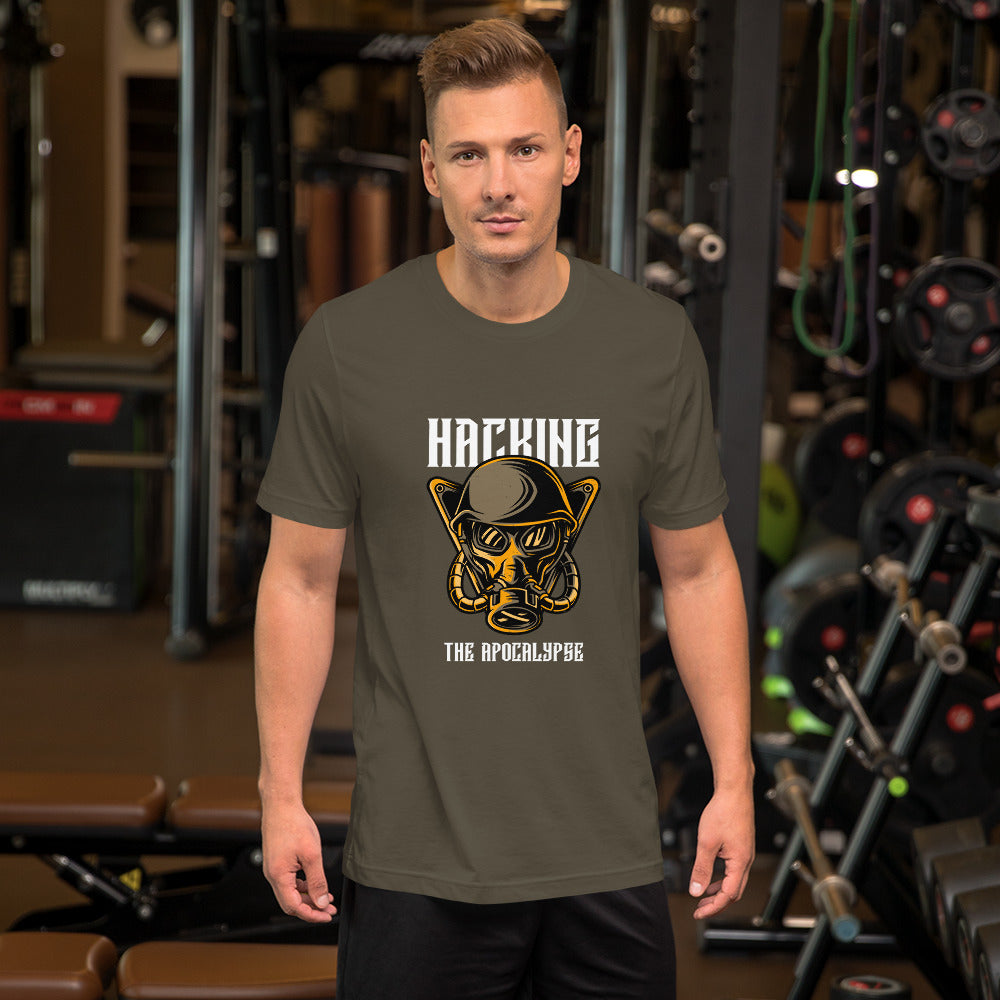 Hacking the Apocalypse - Short-Sleeve Unisex T-Shirt by DarkByteGear