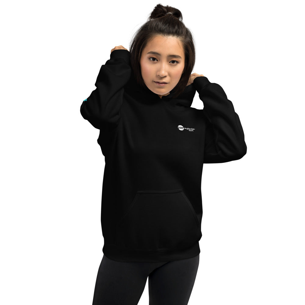 Hacking the apocalypse v1 - Unisex Hoodie (with all sides design) by DarkByteGear