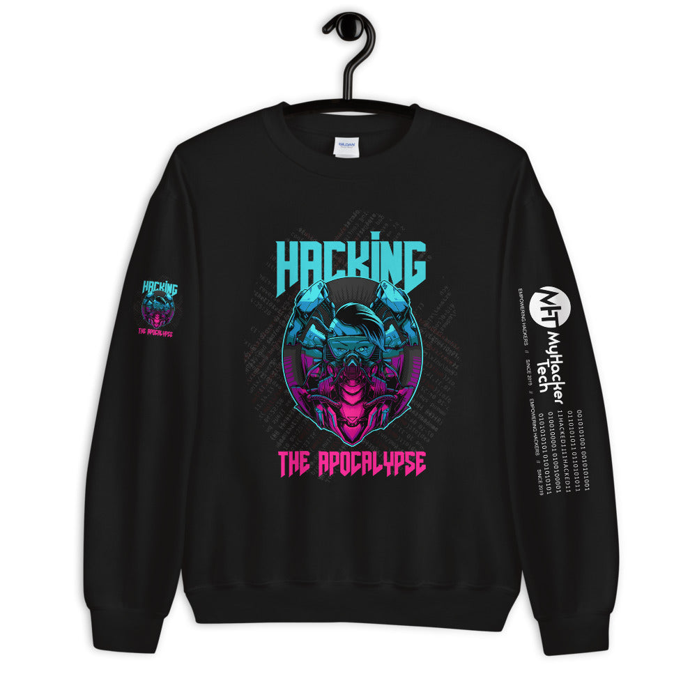 Hacking the apocalypse v2 - Unisex Sweatshirt by DarkByteGear