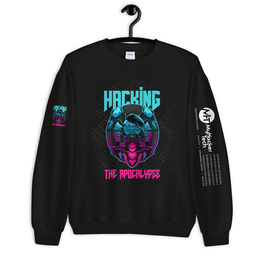 Hacking the apocalypse v2 - Unisex Sweatshirt by DarkByteGear
