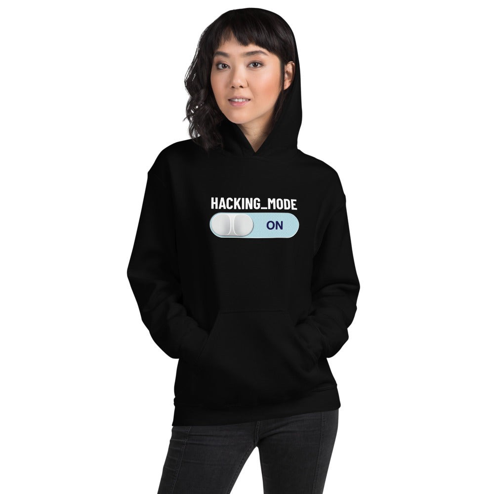 Hacking mode ON - Unisex Hoodie by DarkByteGear
