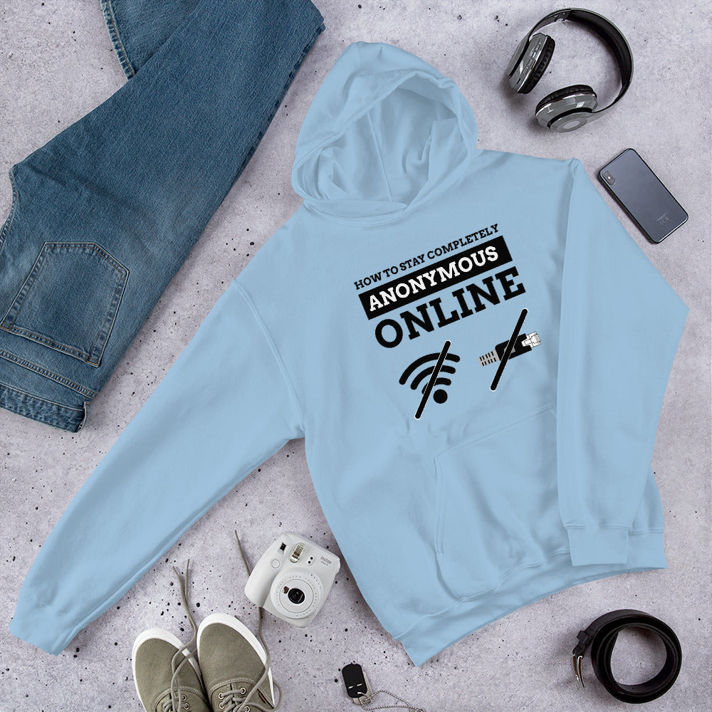 How to stay completely anonymous online - Unisex Hoodie by DarkByteGear