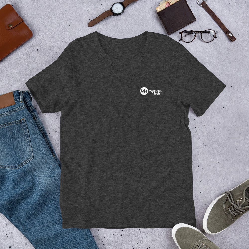 Linux is sexy - Short-Sleeve Unisex T-Shirt (with back design) by DarkByteGear