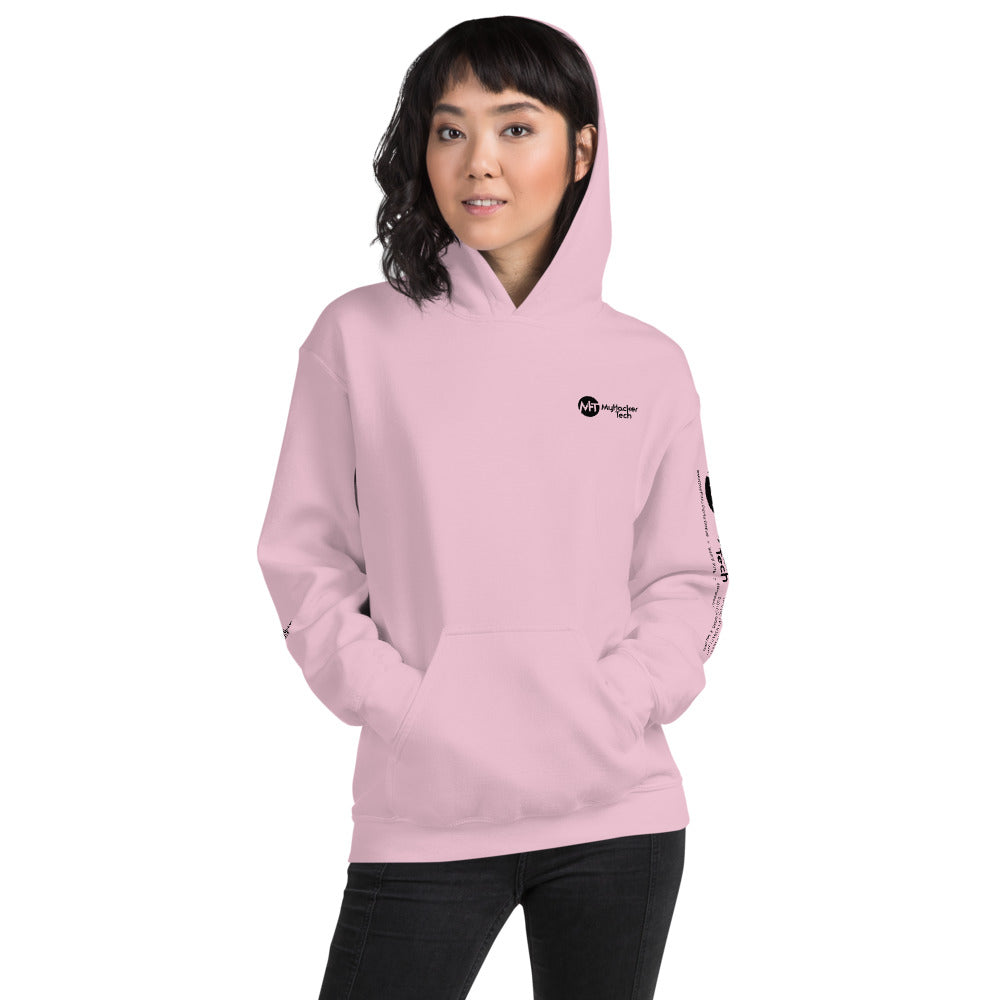 MyHackerTech Classic - Unisex Hoodie (with all sides designs) by DarkByteGear