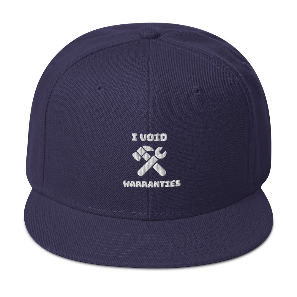 I void warranties - Snapback Hat by DarkByteGear
