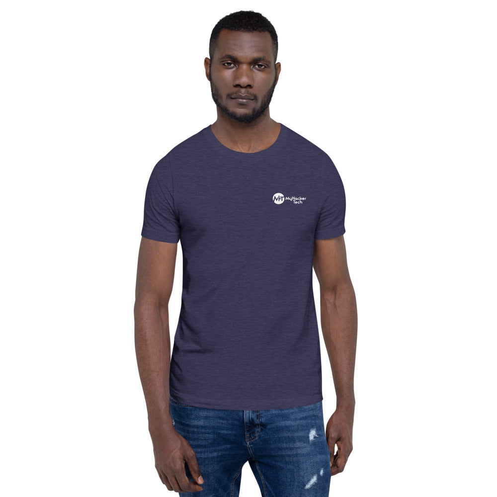 $ sudo systemctl restart 2020 - Short-Sleeve Unisex T-Shirt (with back design) by DarkByteGear