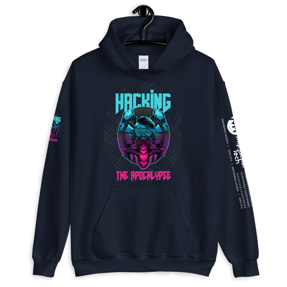 Hacking the apocalypse v2 - Unisex Hoodie by DarkByteGear