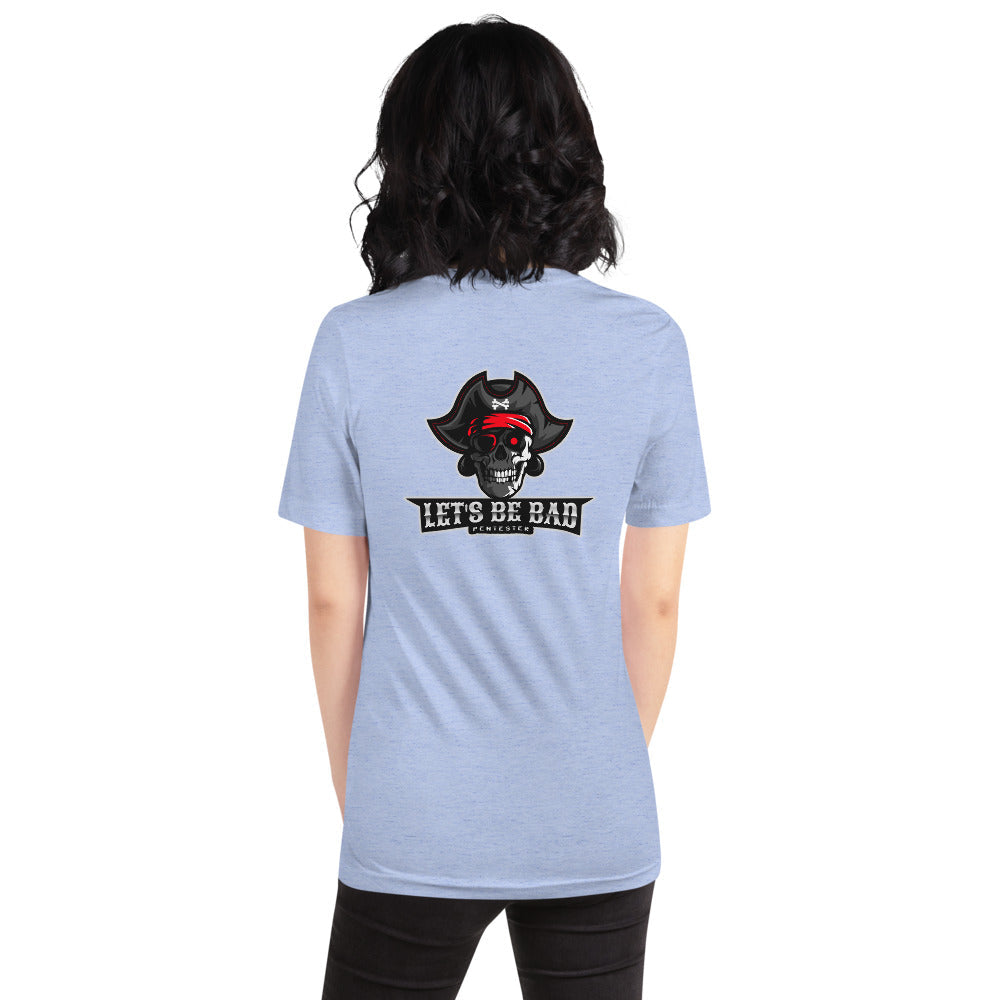 Let's be bad - Short-Sleeve Unisex T-Shirt (white) by DarkByteGear