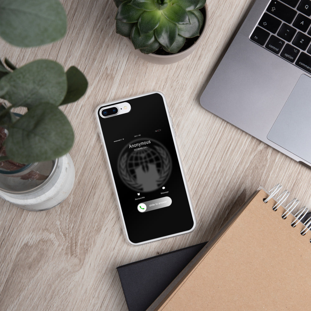 Anonymous incoming call - iPhone Case by DarkByteGear