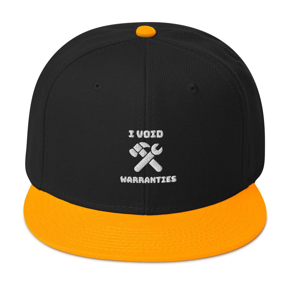 I void warranties - Snapback Hat by DarkByteGear