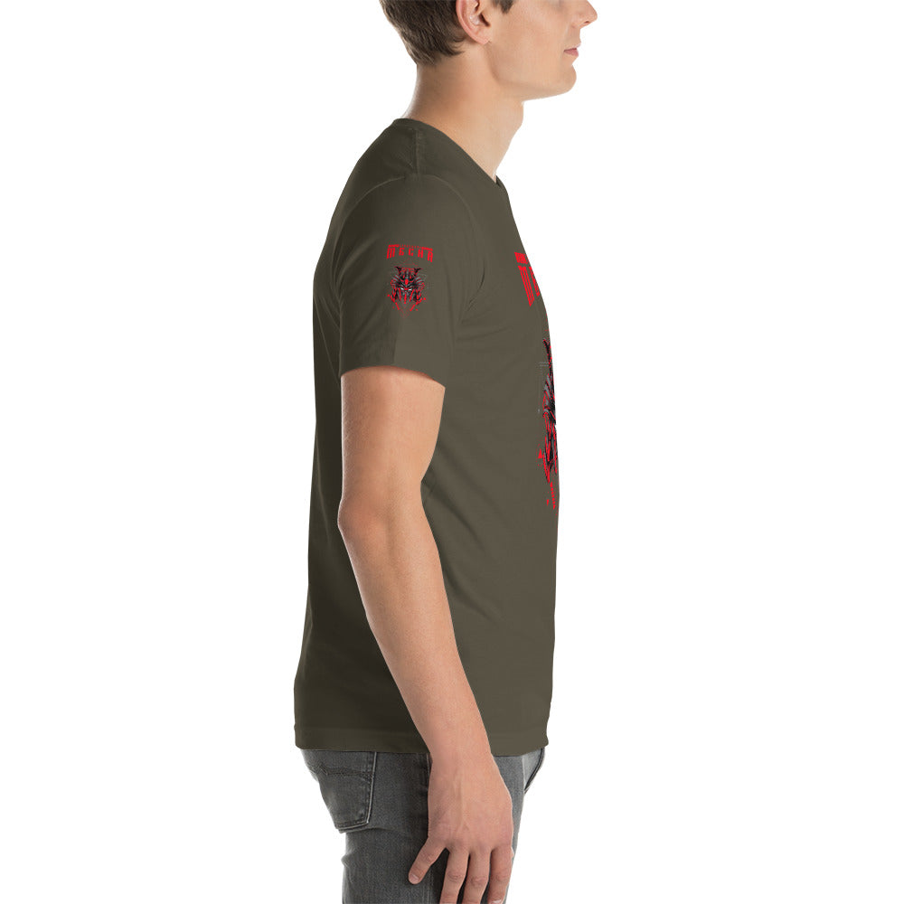 CyberWare Mecha - Short-Sleeve Unisex T-Shirt ( all sides print) by DarkByteGear