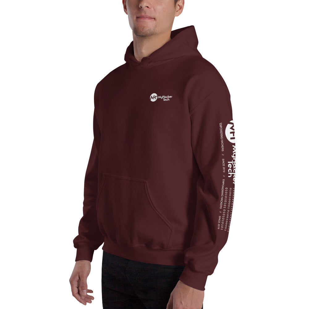 MyHackerTech Classic - Unisex Hoodie (with all sides designs) by DarkByteGear