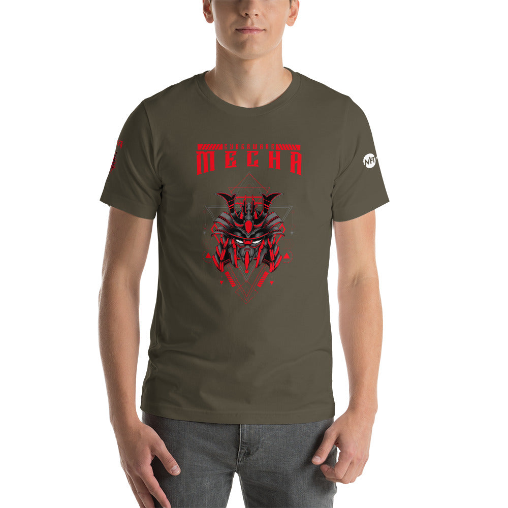 CyberWare Mecha - Short-Sleeve Unisex T-Shirt ( all sides print) by DarkByteGear