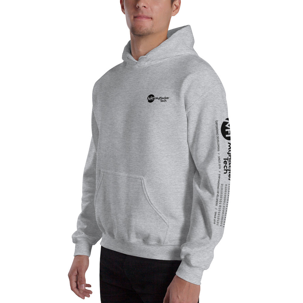 MyHackerTech Classic - Unisex Hoodie (with all sides designs) by DarkByteGear