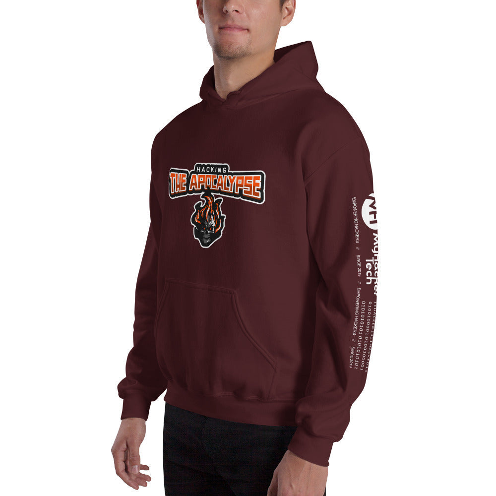 Hacking the apocalypse v1 - Unisex Hoodie (with all sides design) by DarkByteGear