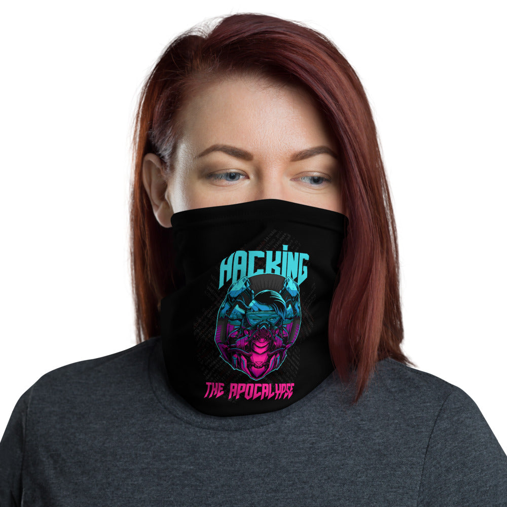 Hacking the apocalypse v2 - Neck Gaiter by DarkByteGear
