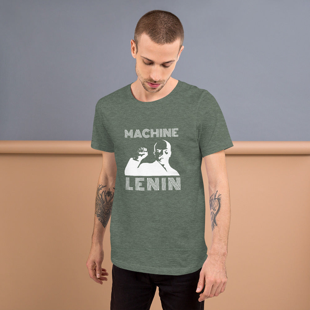 Machine Lenin - Short-Sleeve Unisex T-Shirt by DarkByteGear