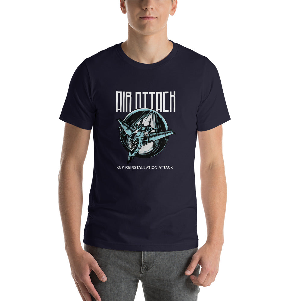 Key Reinstallation Attack - Short-Sleeve Unisex T-Shirt by DarkByteGear