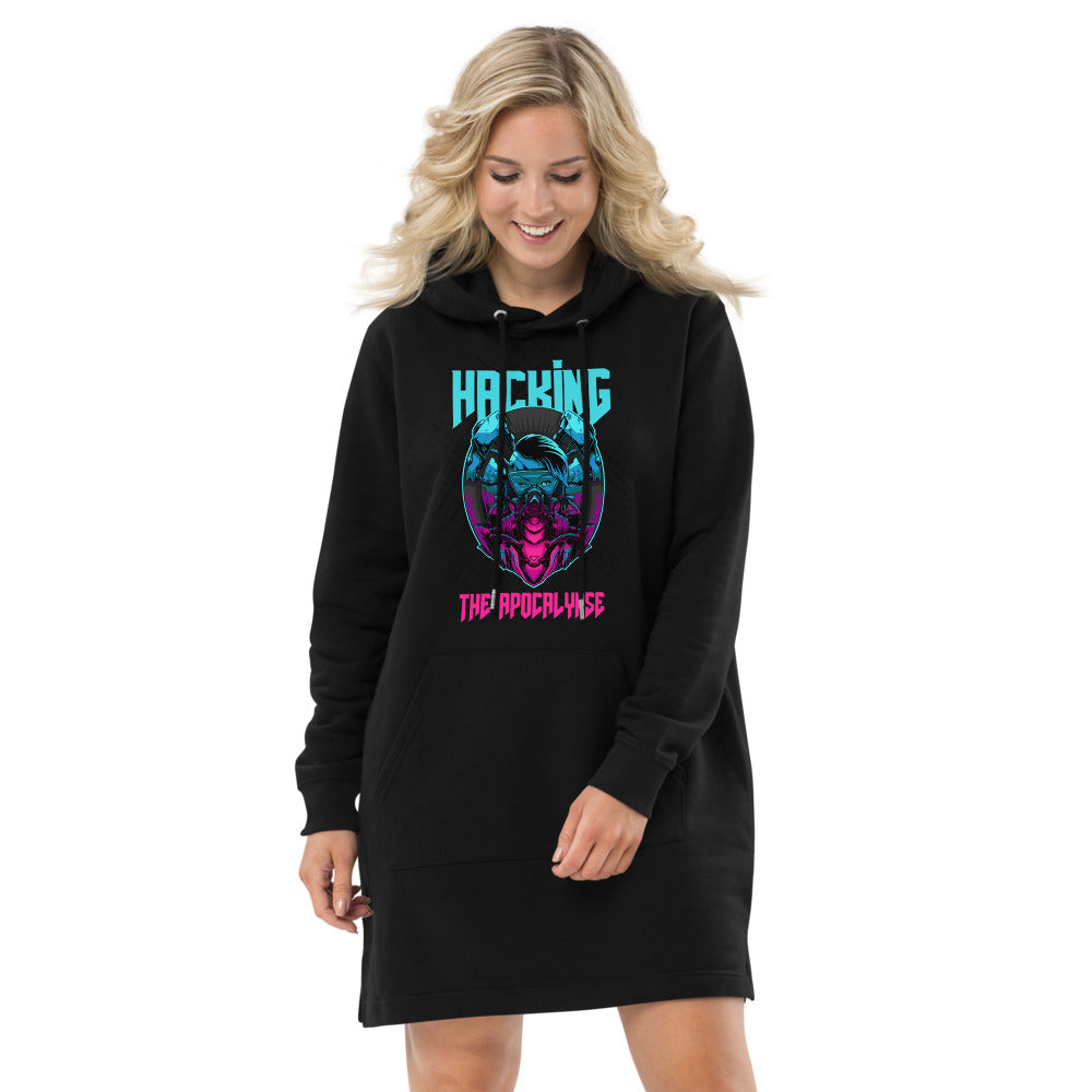 Hacking the apocalypse - Hoodie dress by DarkByteGear