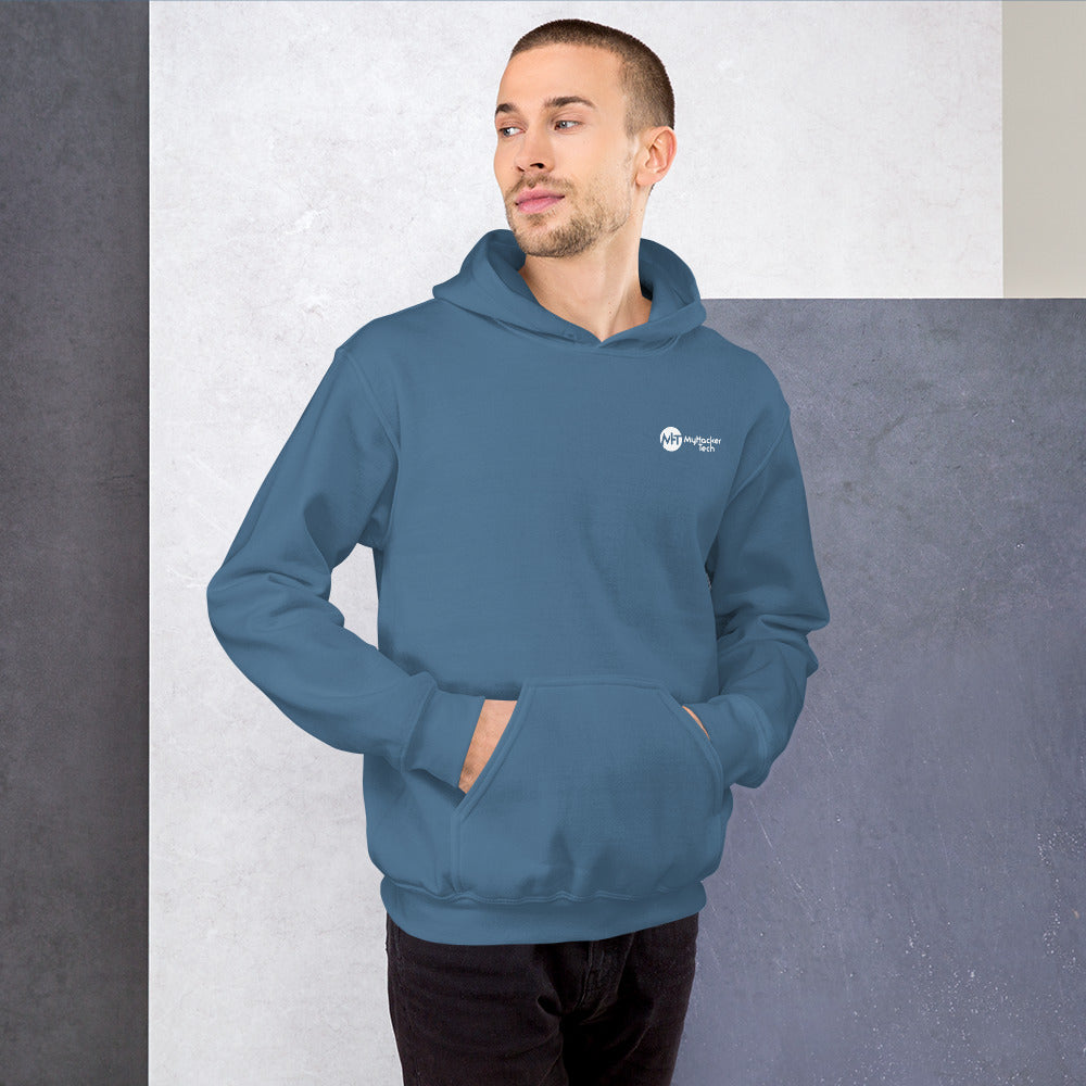 // no comment - Unisex Hoodie (with back design) by DarkByteGear