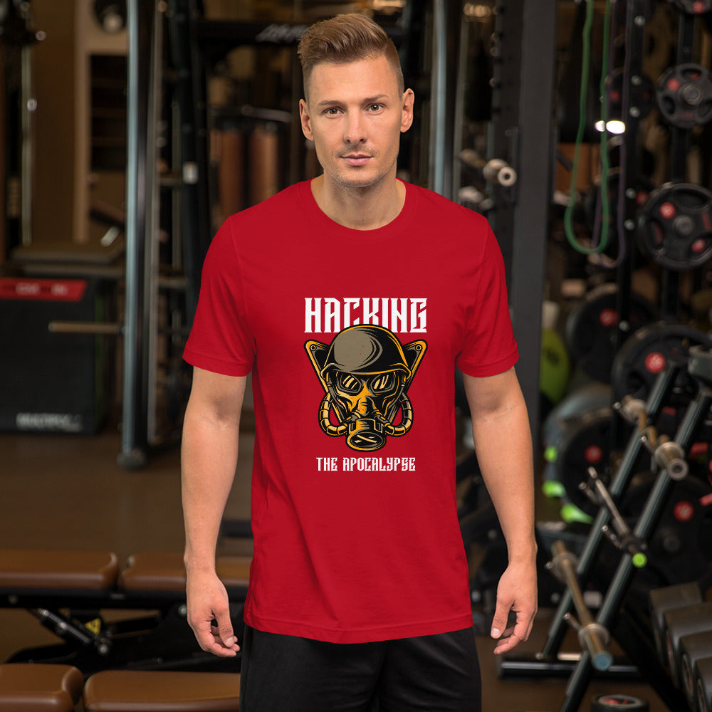 Hacking the Apocalypse - Short-Sleeve Unisex T-Shirt by DarkByteGear