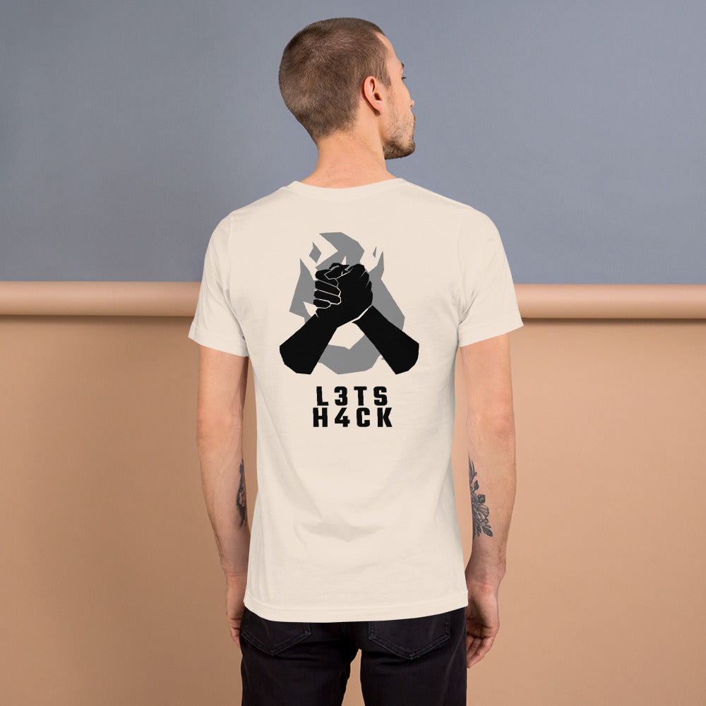 L3ts H4ck - Short-Sleeve Unisex T-Shirt by DarkByteGear
