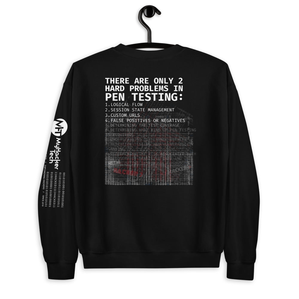 Problems in pen testing - Unisex Sweatshirt by DarkByteGear