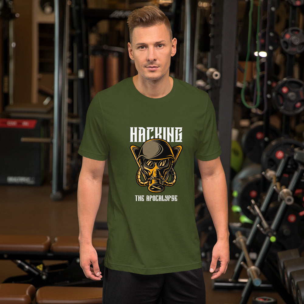 Hacking the Apocalypse - Short-Sleeve Unisex T-Shirt by DarkByteGear