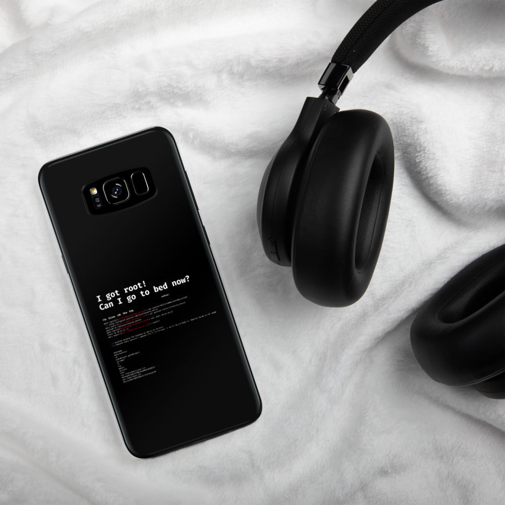 I got root! Can I go to bed now? - Samsung Case by DarkByteGear